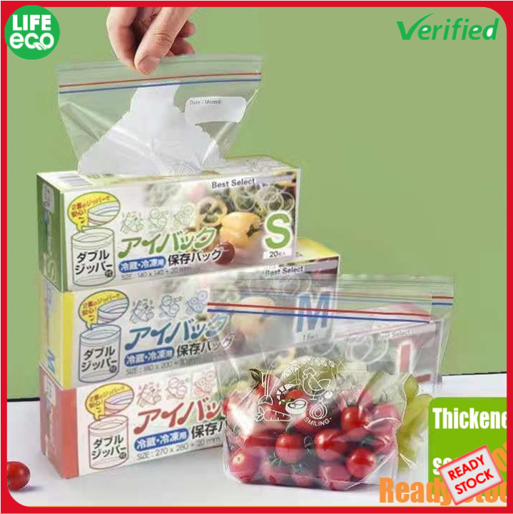 Green bags food storage