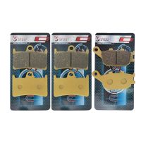 ↂ Motorcycle Copper Semi-Metal Front Rear Brake Pads Brakes for Yamaha FZ8 Fazer XSR700 XSR900 MT07 MT09 Tracer 900GT MT10