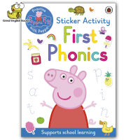 พร้อมส่ง *ลิขสิทธิ์แท้* Peppa Pig: Practise with Peppa: First Phonics: Sticker Activity Book Paperback