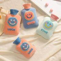 ✑☃﹍ Cute Hot Water Bottles 500/1000/2000ml Plush Explosion-proof PVC Water Filled Hand Warming Water Bag Portable Household Supplies