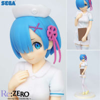 Figure ฟิกเกอร์ งานแท้ 100% Sega Re Zero รีเซทชีวิต ฝ่าวิกฤตต่างโลก Starting Life in Another World Rem เรม Nurse Ver Original from Japan Anime ของสะสมหายาก อนิเมะ การ์ตูน มังงะ คอลเลกชัน ของขวัญ Gift New Collection Doll ตุ๊กตา manga Model โมเดล