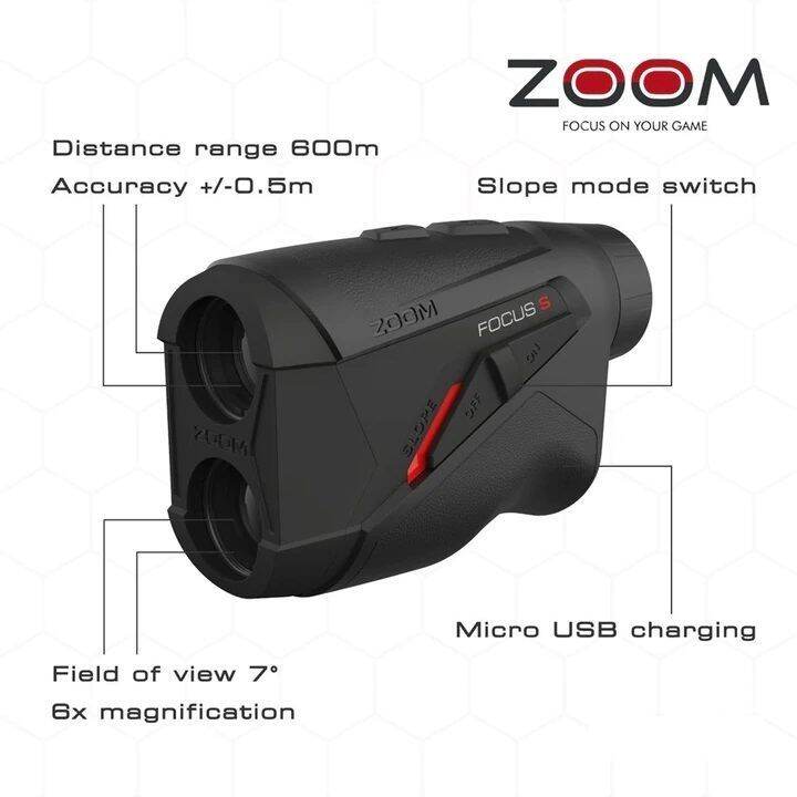 ZOOM Focus S Laser Golf Rangefinder Lazada