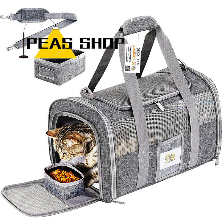 Cat Carrier, Dog Carrier, Pet Carrier Airline Approved for Cat, Small