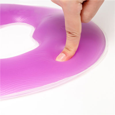 Non-Slip Quality Soft SPA Massage Silicone Face Relax Cradle Cushion Bolsters Lying Pillow Pad Beauty Care Gel Massage Pillow