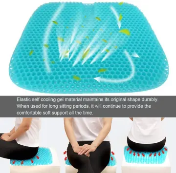 1pc Gel Seat Cushion, Cooling seat Cushion Thick Big Breathable