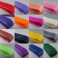 3 wide Pleated and Plain Horse Crin ribbon Remnants for Millinery 100yard #30 colors