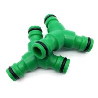 20 Pcs 1/2 Quick Fit Irrigation Connector Y Type 3 Way Garden Hose Connector Garden Hose Fittings Pipe Connector Water Fittings Watering Systems  Gar