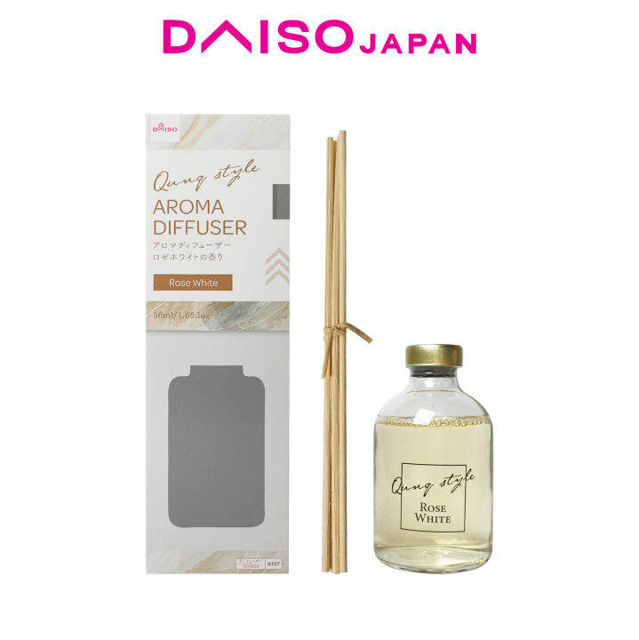 Daiso Rose White Scent Aroma Diffuser (50ml) Lazada PH