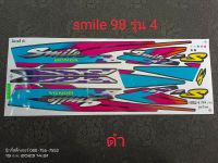 สติ๊กเกอร์ สมาย smile สีดำ  ปี 1998 รุ่น 2