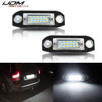 iJDM Xenon White OEM-Fit Full LED License Plate Light For Volvo S80 XC90 S40 V60 XC60 S60 C70 XC70 V70 Car-Styling Number Lamp