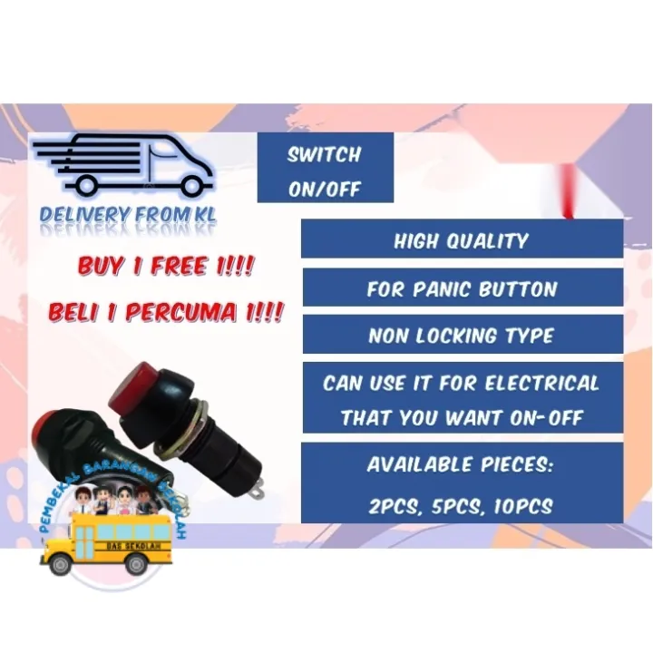 SUIS ON OFF / ON OFF SWITCH ( BULAT ) PIN | Lazada