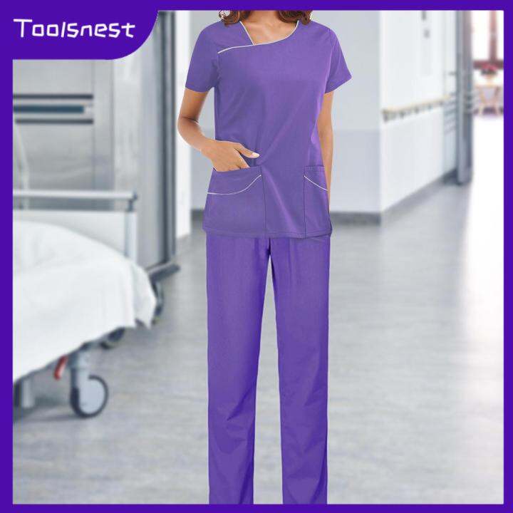 Toolsnest Uniforms Scrub Set Nurse Top Pants Work suits Clothes for Pet