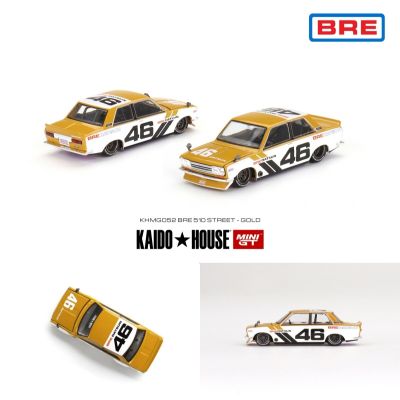 Kaido House+Mini Gt Datsun510 Street BRE510 V3 Diecast Model Car