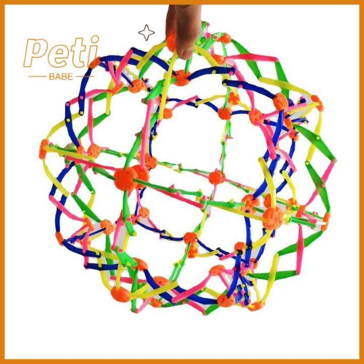 PETIBABE Plastic Expandable Breathing Ball Colorful Glow Expandable