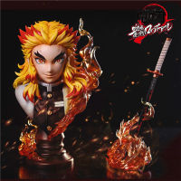 Demon Slayer Kimetsu No Yaiba GK 16 Anime Figure Rengoku Kyoujurou PVC Collectible Action Figurine Dolls Model Toys for Kids