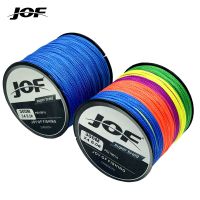 JOF Brand สายเอ็นตกปลา4เกลียวถัก300ม.,เส้นเอ็นตกปลาหลายสีพลังแบบญี่ปุ่นสายถัก PE น้ำเค็ม/น้ำจืด