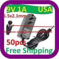 ☈✶ 50 pcs Wholesale Cheap 9v 1a 1000ma USA plug AC Power adapter adaptor for Tablet PC CCTV Camera