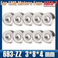 693ZZ Bearing 3*8*4 mm ( 10 PCS ) ABEC-7 Miniature Engine 693 ZZ Ball Bearing 619/3ZZ R-830ZZ EMQ Motors Fans 693Z 693 Bearings Axles  Bearings Seals