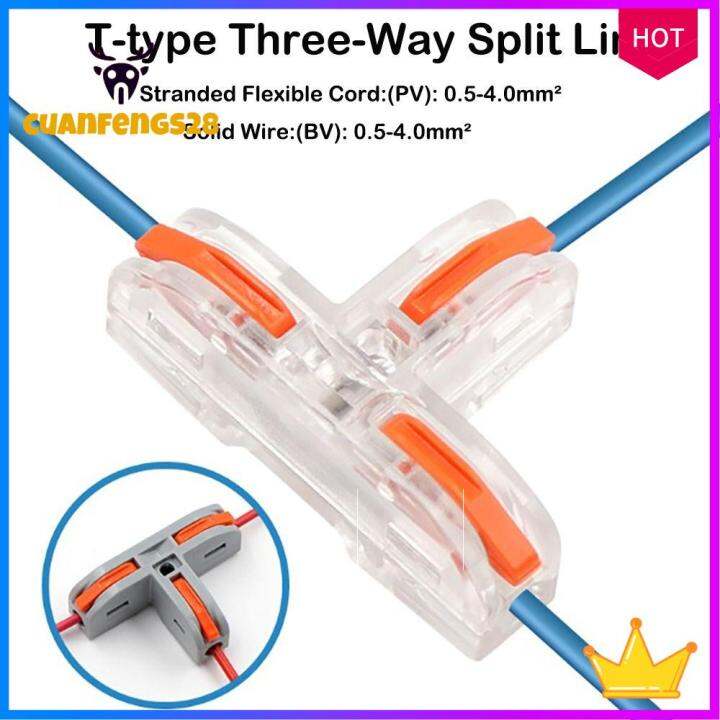 CUANFENGS28 T Type Quick Terminal Block Universal Compact Mini Wire