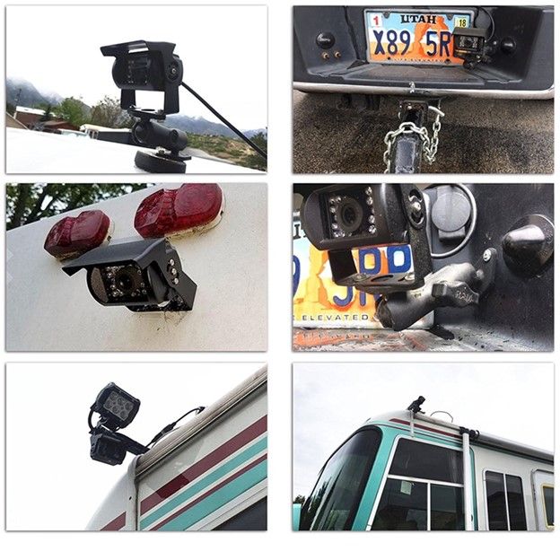 กล้องติดรถบรรทุกแบบไร้สาย-แบบ2กล้องและ4กล้อง-ระยะได้50เมตร-ใส่เมมได้สูงสุด256g-720p