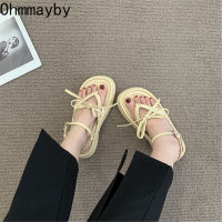 Fashion Clip Toe Sandals Women Platform Flats Heels Casual Ladies Open Toe Bohemian Shoes Sandal Ankle Buckle 2022 Summer Mujer