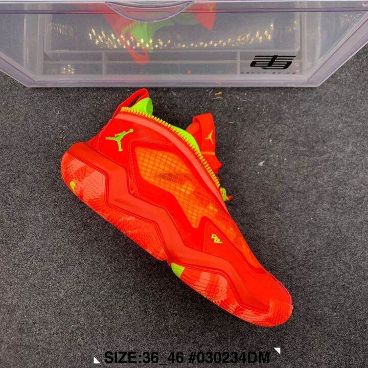 Bright red basketball on sale shoes