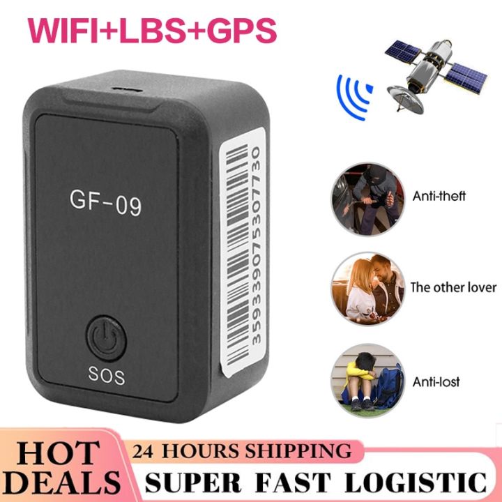 เครื่องมือติดตาม-gps-gf09-gf22ขนาดเล็ก-j09ในรถยนต์การติดตามเรียลไทม์กันขโมยกันการสูญหายเครื่องบอกตำแหน่งรถยนต์การจัดตำแหน่งข้อความตัวยึดแม่เหล็กที่แข็งแกร่ง