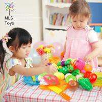 MLS เรียนรู้แบบ Montessori เด็กผู้หญิงชุดเล่นสมมุติคลาสสิกอาหารเครื่องใช้ในครัวอาหารจำลองของเล่นการศึกษาปฐมวัยบ้านของเล่นเด็กเด็กของเล่นห้องครัว S การจำลองของเล่นห้องครัวอาหารของเล่นการทำอาหารตัดผักผลไม้