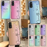 PERSONALISED initials name marbled Case For Xiaomi Redmi Note 11 10 9 8 12 Pro 10S 11S 12S Cover For Redmi 9 10 10A 9C 10C 12C Electrical Safety