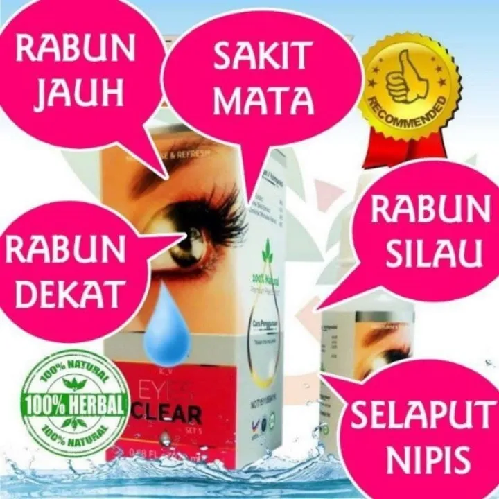 Ubat Mata Permata Hijrah Eyes Clear Rawat Rabun Masalah Mata Lazada