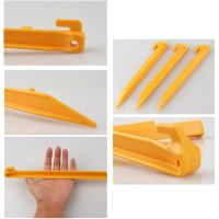 【hot】✱✎  Plastic Tent Nails Awning Stakes Snow Pegs Peg for Outdoor Camping Beach Trip Accessories