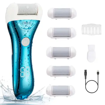 TOGEWITHU Electric Callus Remover For Feet, Rechargeable Foot Scrubber Foot  File Hard Skin Remover Pedicure Tools Set For Feet Waterproof Pedicure Kit  For Cracked Heels And Dead Skin With LED Light And