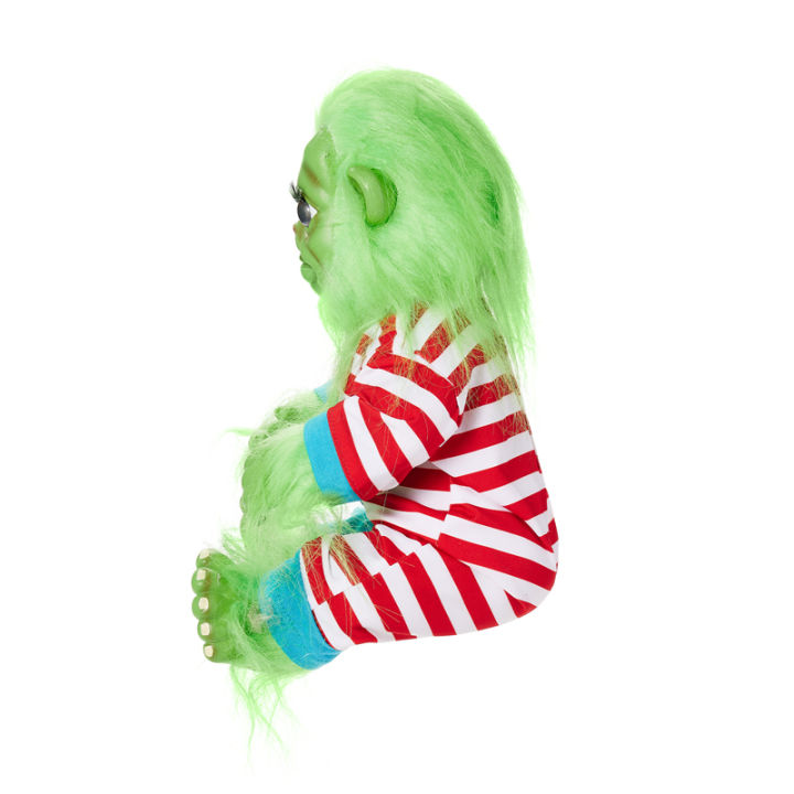 boyroom-ตุ๊กตาสัตว์ยัดนุ่นสำหรับผู้ใหญ่ตุ๊กตาสัตว์ประหลาดตุ๊กตาสัตว์ประหลาดเขียวใหม่คริสต์มาส