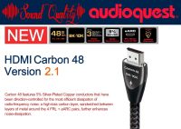 AUDIOQUEST : HDMI-CARBON 48 VERSION 2.1 (1.0M) , (2.0M) , (3.0M)