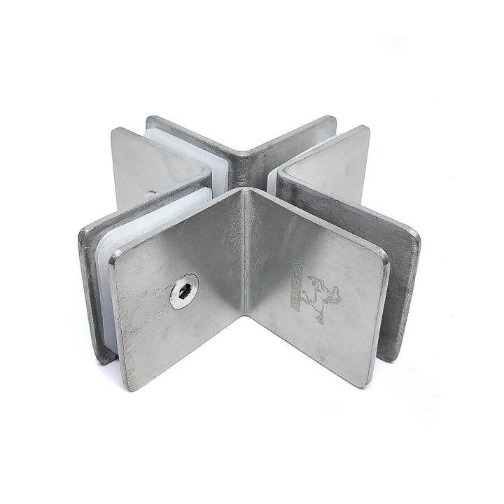 Glass Connector Clamp 4Way Stainless VERTEX Lazada PH