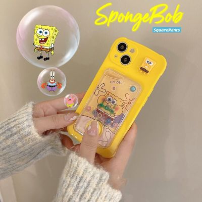 ใหม่ Spongebob กรณีการ์ตูนน่ารักเกม Ferrule หิน Iphone14 / 13Promax Apple 11 กรณี 12 / xr / xs / 13P