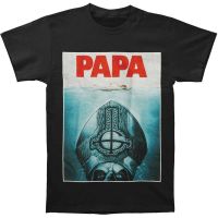 เสื้อยืดพิมพ์โลโก้ผีสาย Papa Emeritus Ii Jaws ของแท้