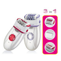 Waterproof home use lady shaver 2 in 1 multi function women body electric hair epilator tweezer hair removal with led light