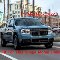 กรอบด้ามจับภายในรถ4ชิ้นตัดแต่งขอบชามฝาครอบสำหรับ Ford Maverick 2023 2023ฝาปิดช่องภายในสีส้มตกแต่ง