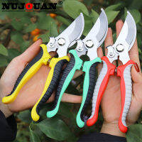 กรรไกรสแตนเลส Pruner Secateurs Pruning Bypass Sharpener Loppers สวนเครื่องมือ Bonsai ดอกไม้การเพาะปลูก Snip ดอกไม้ใหม่