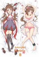 อะนิเมะปลอกหมอน Arknights Eyjafjalla พิมพ์สองด้านของชีวิตขนาดร่างกายปลอกหมอนของขวัญสามารถปรับแต่ง