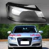 Lampu Depan Mobil เลนส์สำหรับ Audi A8 2011 2012 2013โคมไฟโปร่งใสเปลือกโคมไฟฝาปิดเลนส์กระจกไฟหน้า