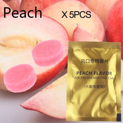【DT】  hot5pcs/pack Home Air Freshener For Car Vent Clip Perfume Replacement Solid Perfume Interior Accessories DropShipping