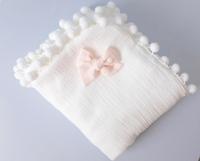 120x100cm Tassel Muselina Swaddle for Newborn Baby Blankets Newborn Muslin Baby Cotton Muslin Swaddle Baby Blanket