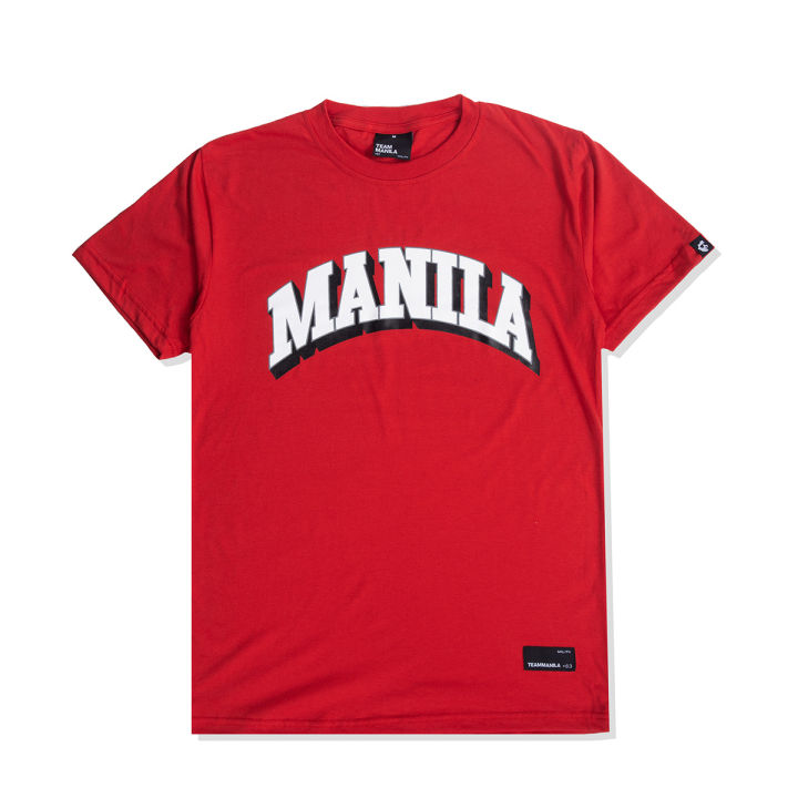 TEAM MANILA MANILA MONO TSHIRT RED | Lazada PH