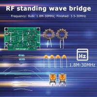 บอร์ดวัดอัตราส่วนคลื่นความถี่วิทยุแบบบริดจ์,1.8ม.-30MHz/3.5-30MHz RF SWR