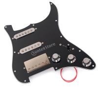 Kowaku ทนทานกีตาร์ไฟฟ้า prewired SSH Alnico 5 Humbucker picup pickguard สำหรับ ST SG กีตาร์