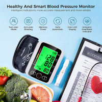 Monitor LCD Display Upper Arm Meter Digital Automatic Sphygmomanometer Measure Auto Voice Broadcast