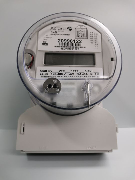 KV2C FM48A KWH Electric Meter (GE or Alacara) CT Rated 3 Phase 4 Wire ...