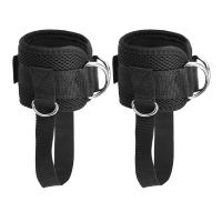 Adjustable Ankle Straps Gym Exercises Cable Machine Fitness Accessories,Thigh Glute Exercises Padded Ankle Cuffs Parts